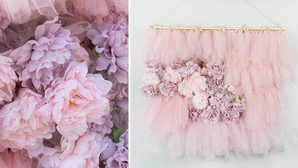 How To Make a Tulle Frame Backdrop