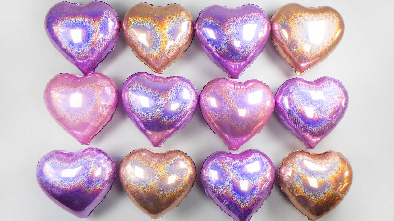 DIY Balloon Hearts Backdrop Photo Booth Idea