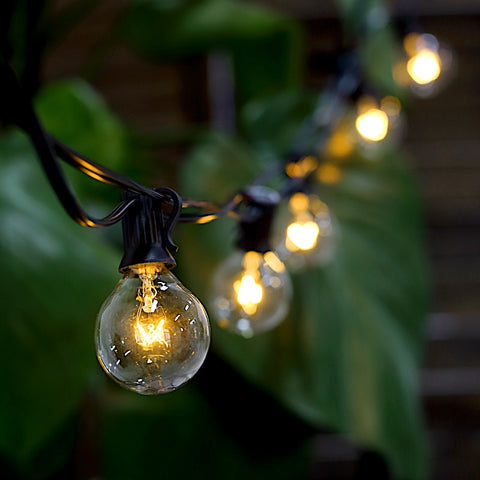 Warm White Incandescent Bulbs String Lights Garland