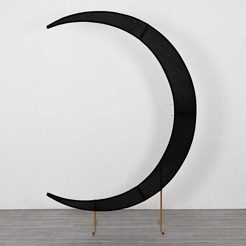 7.5 feet Fitted Spandex Crescent Moon Wedding Arch Backdrop Stand Cover