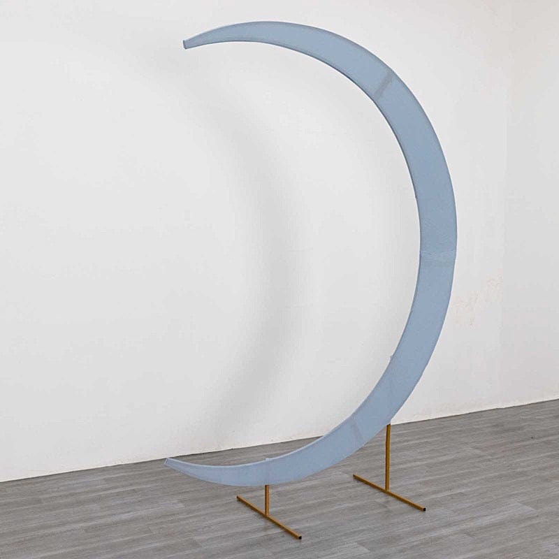 7.5 feet Fitted Spandex Crescent Moon Wedding Arch Backdrop Stand Cover