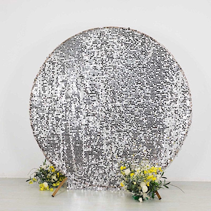 7.5 feet Big Payette Sparkly Sequin Stand Cover Backdrop