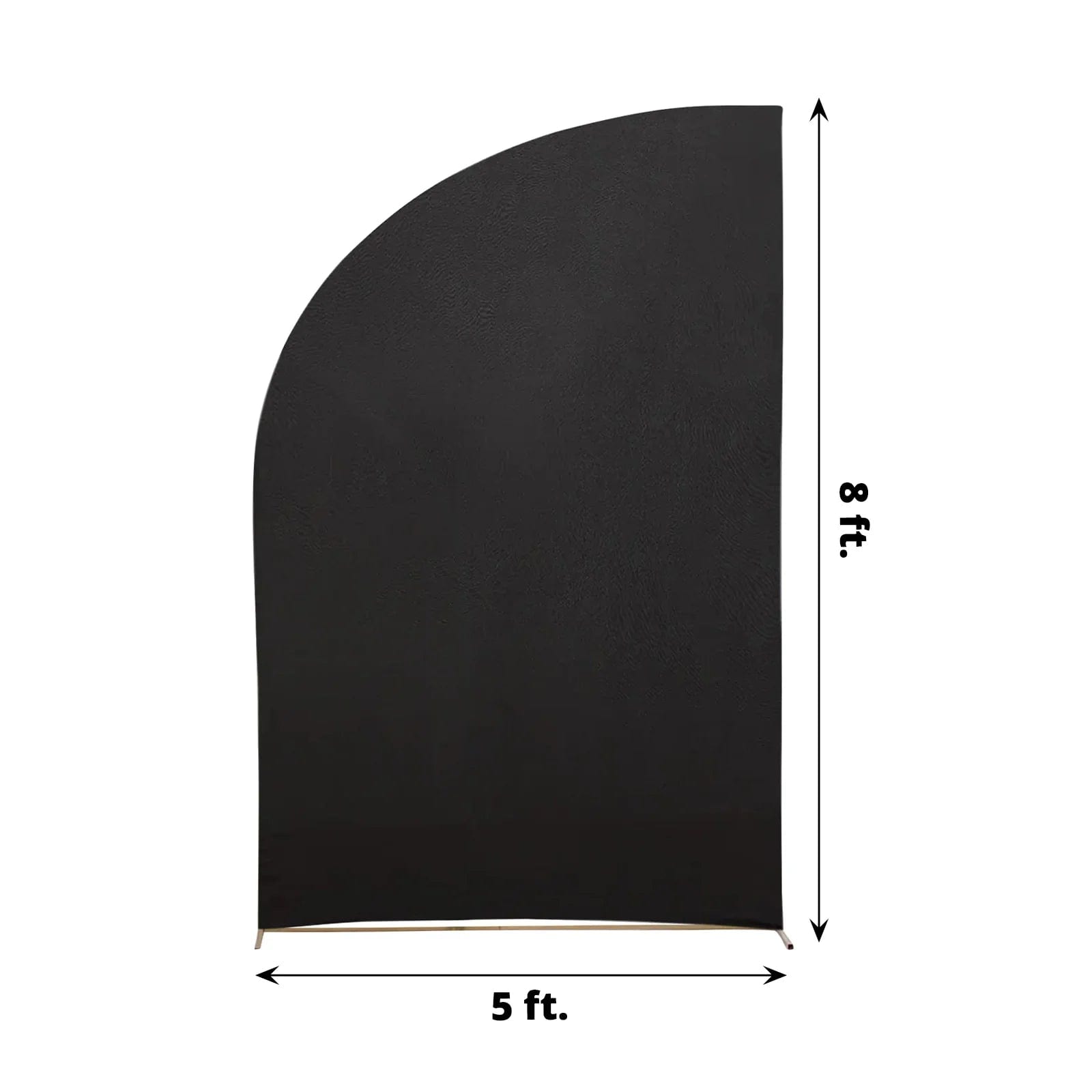 8 feet Fitted Spandex Half Moon Wedding Arch Backdrop Stand Cover