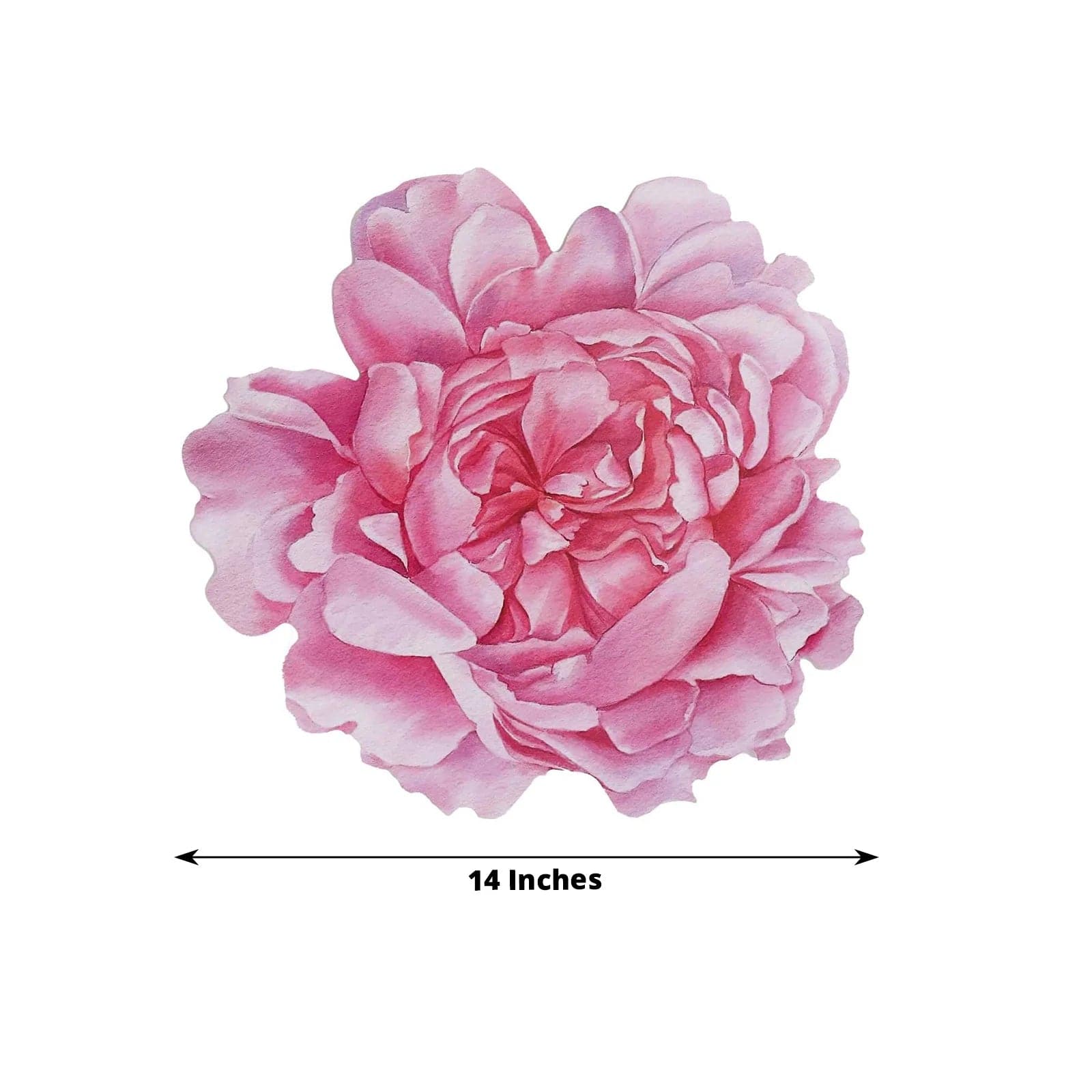 10 Pink Peony Flower Cardboard Paper Placemats