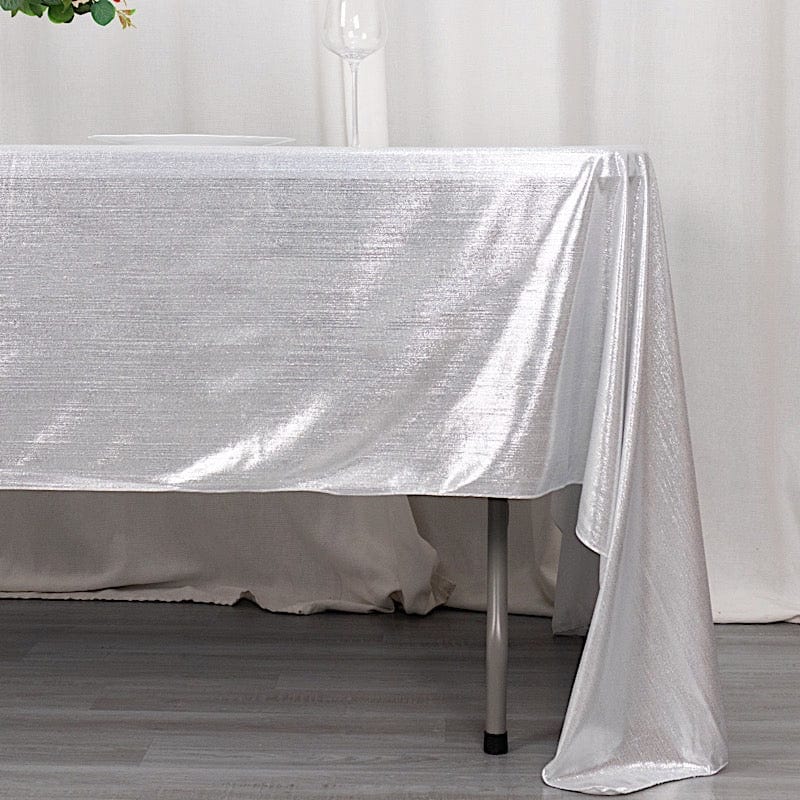 60x126 in Sequin Dots Polyester Rectangle Tablecloth