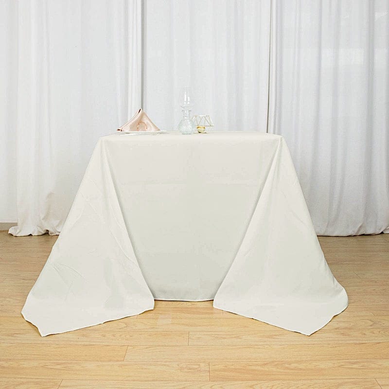 90x90 inch Premium Square Polyester Tablecloth
