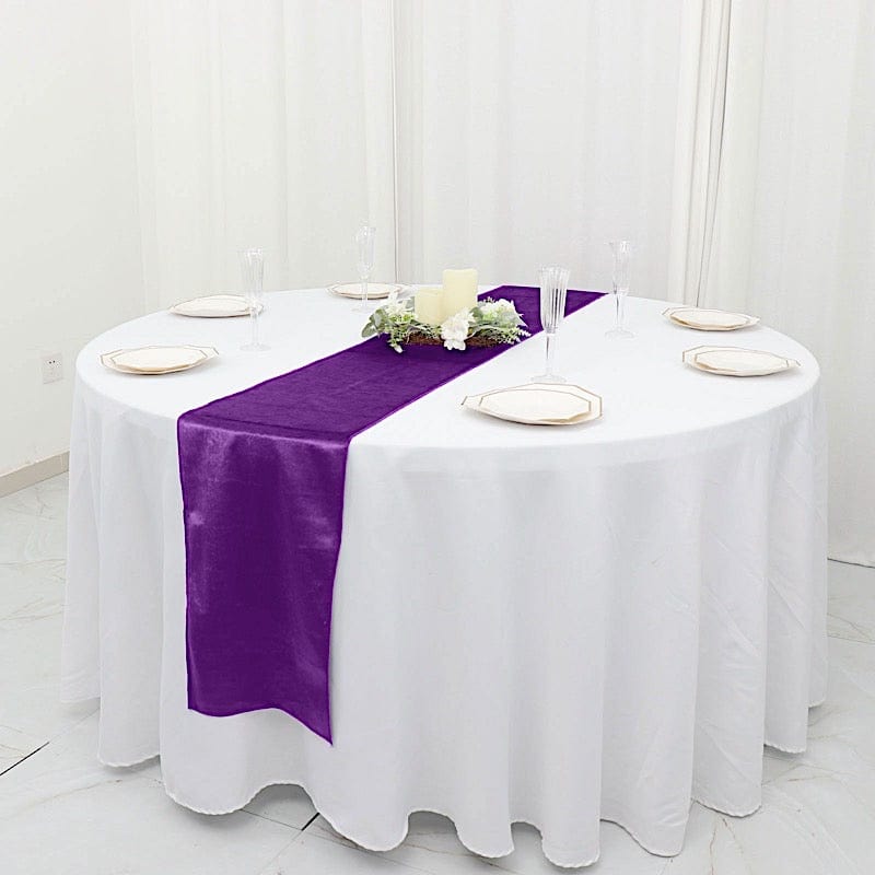 12x107 in Premium Velvet Table Runner Party Decorations