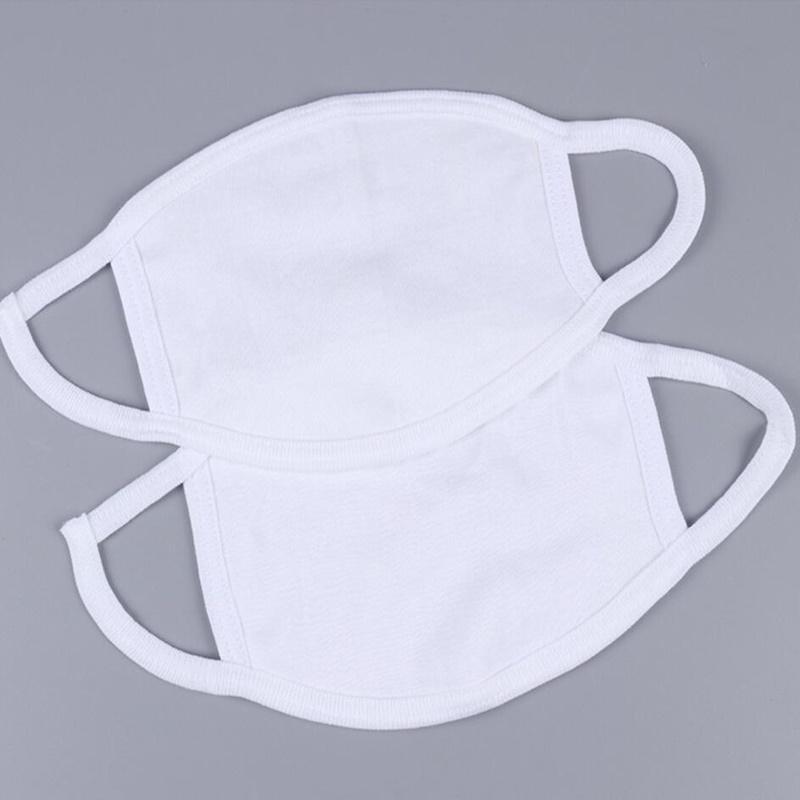 30 White 3 Layers Breathable Earloop Extra Soft Cotton Face Masks Protective Covers