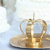 8 in tall Gold Metal Crown Fleur-de-lis Cake Topper Kids Birthday Party Decorations