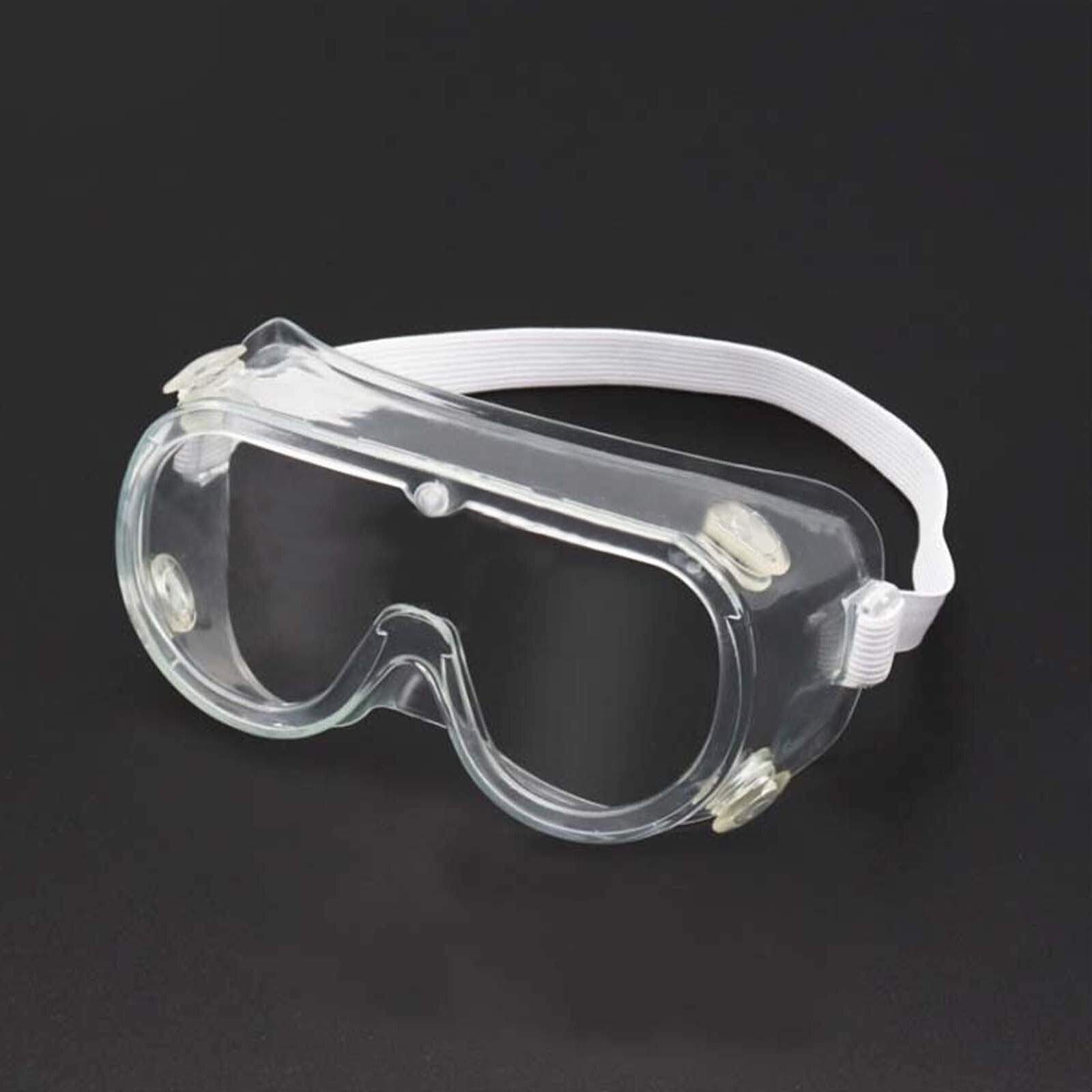 Clear Adjustable Safety Goggles Anti-Scratch Protective Eyewear