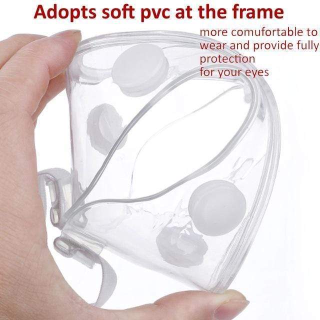 Clear Adjustable Safety Goggles Anti-Scratch Protective Eyewear