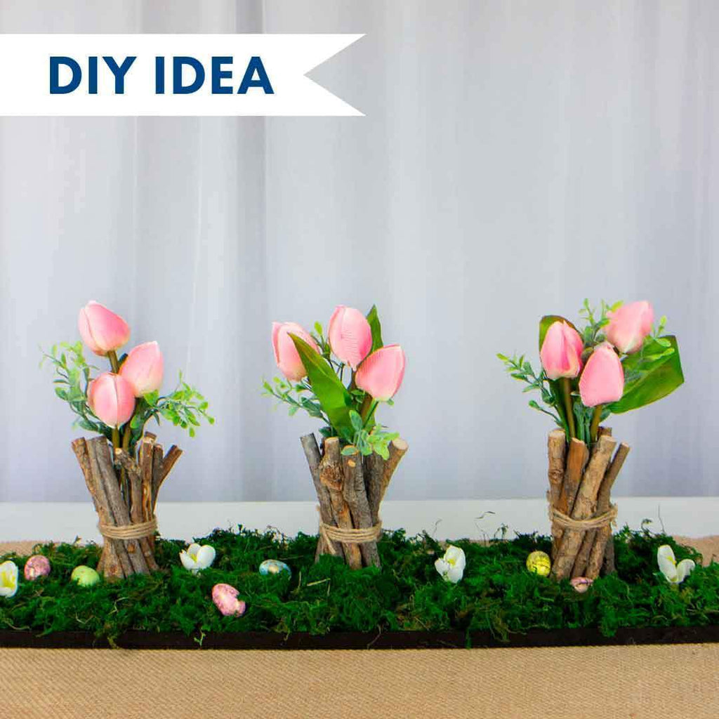 Easter Tulips Decorations | DIY Centerpiece Idea