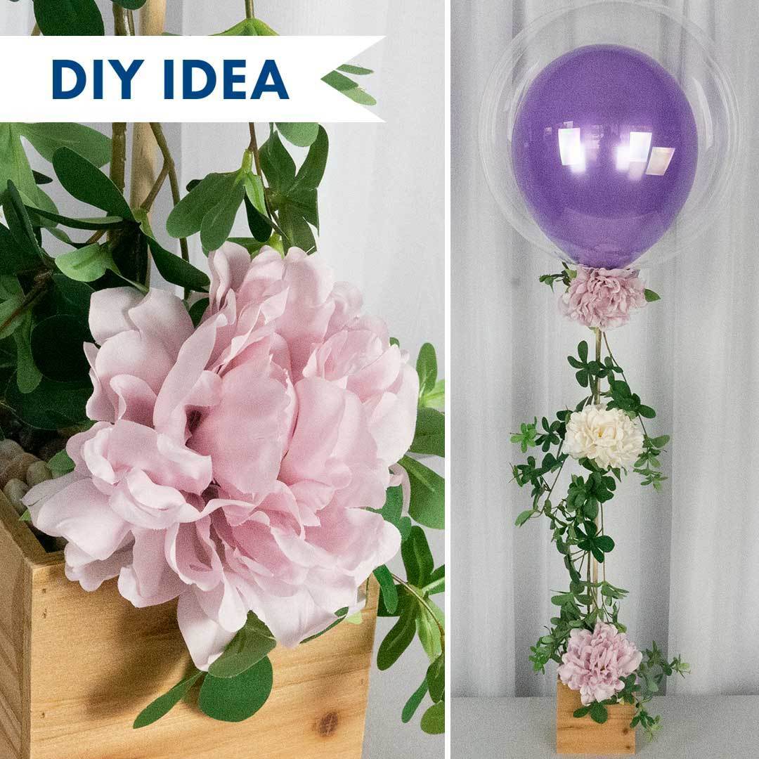 Double Balloons Spring Centerpiece DIY | BalsaCircle.com