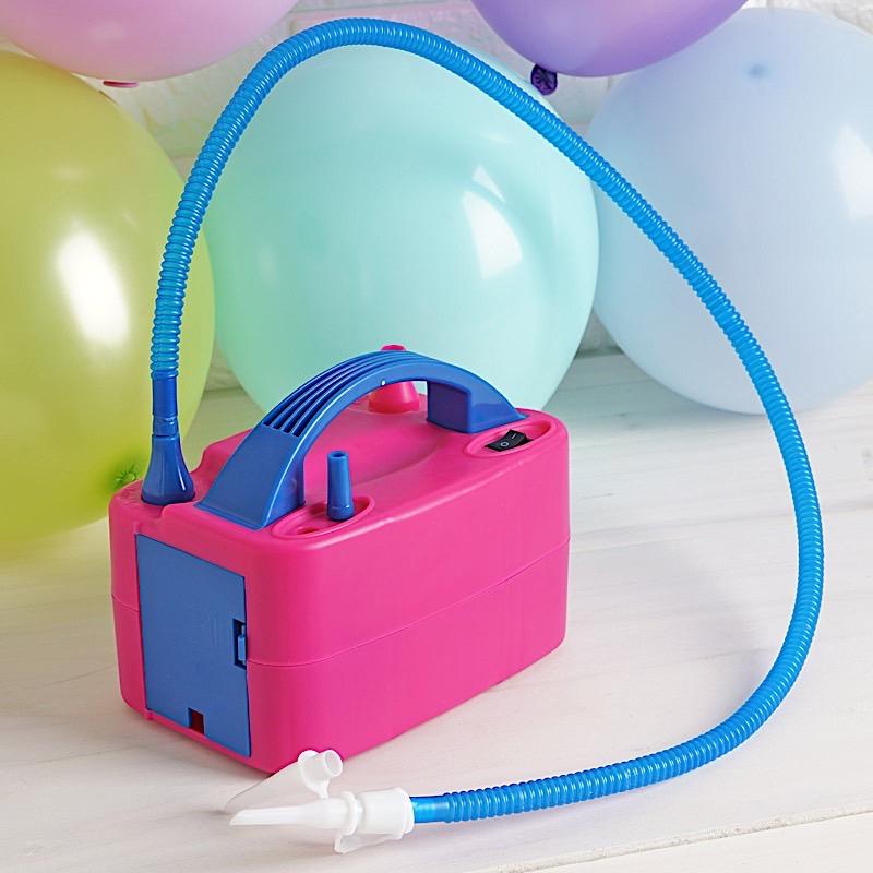 Portable Electric Air Balloon Pump with Double Nozzles