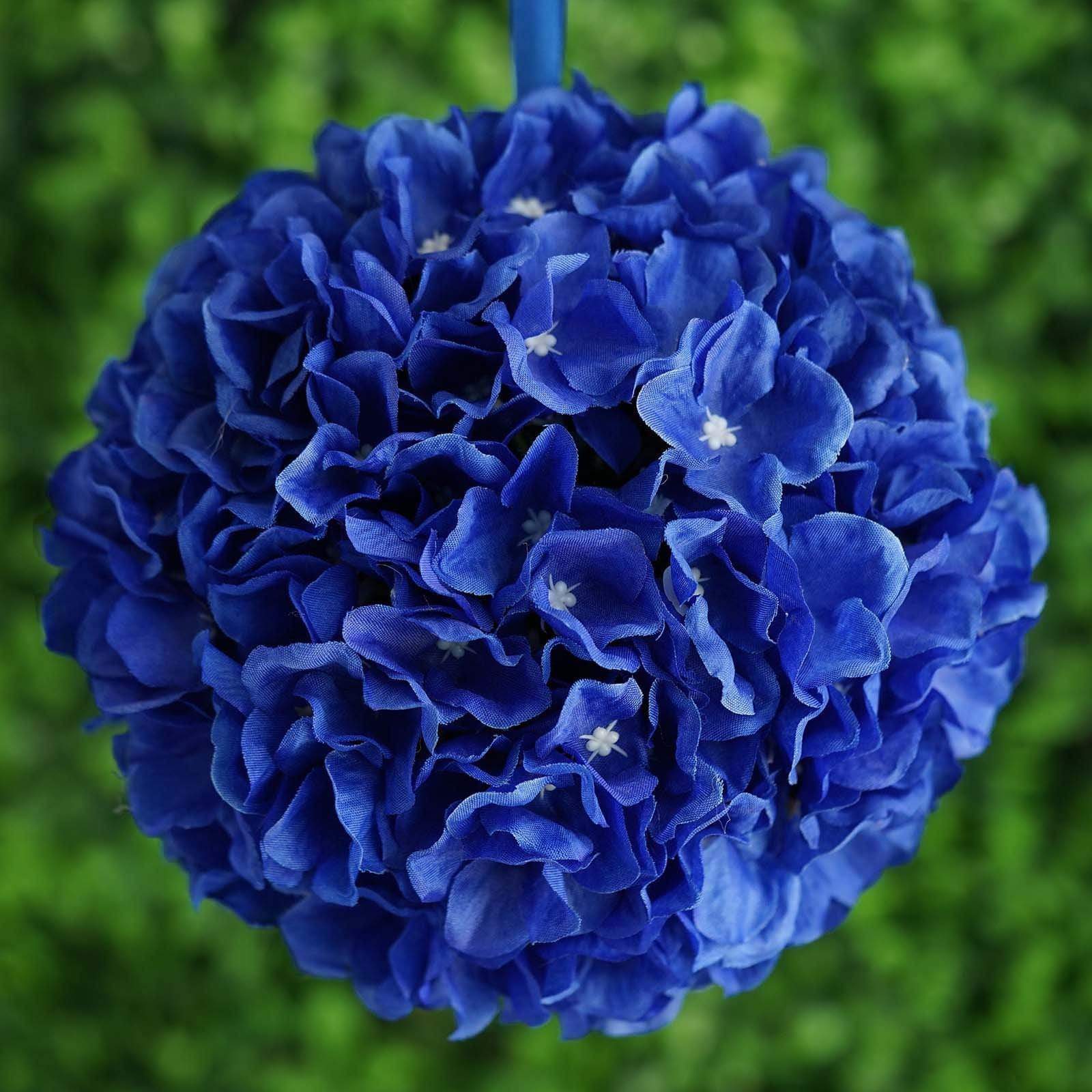 4 pcs 7 inch Hydrangea Kissing Flower Balls