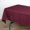 60 x 102 inch Red Polyester Rectangular Tablecloth