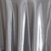 Silver 108" Satin Round Tablecloth
