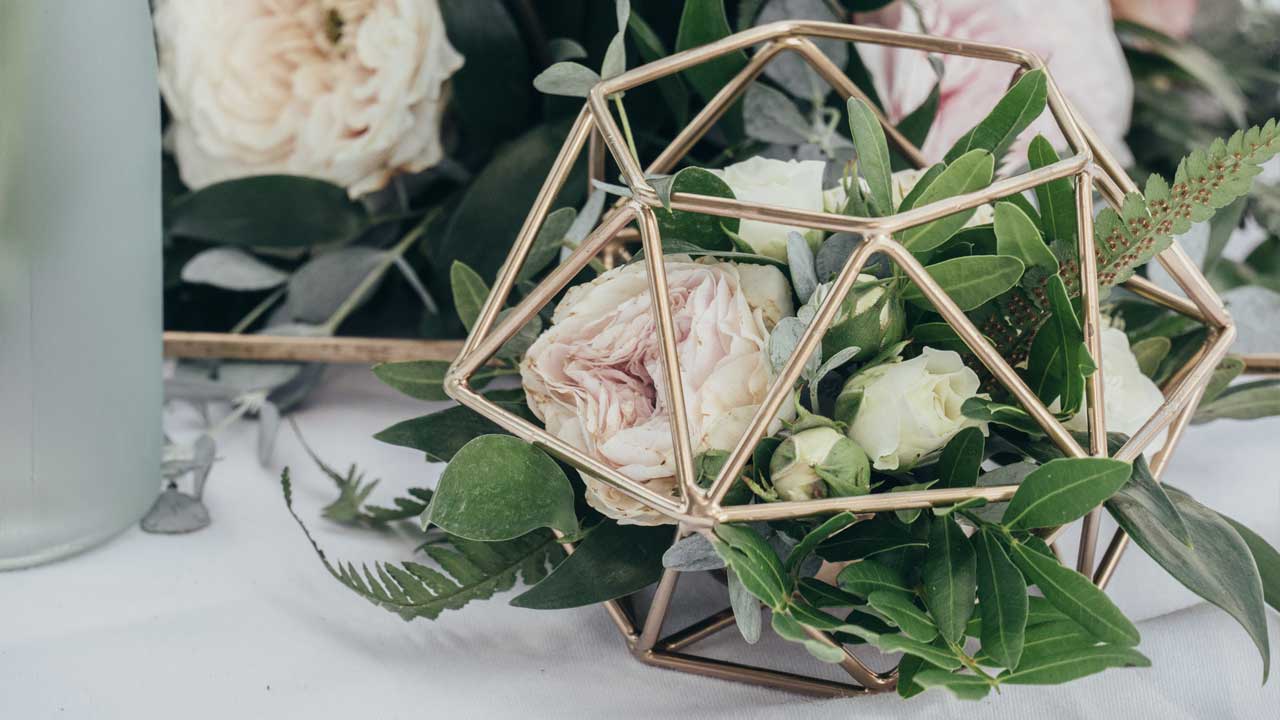 Get Creative with New Geometric Centerpieces
