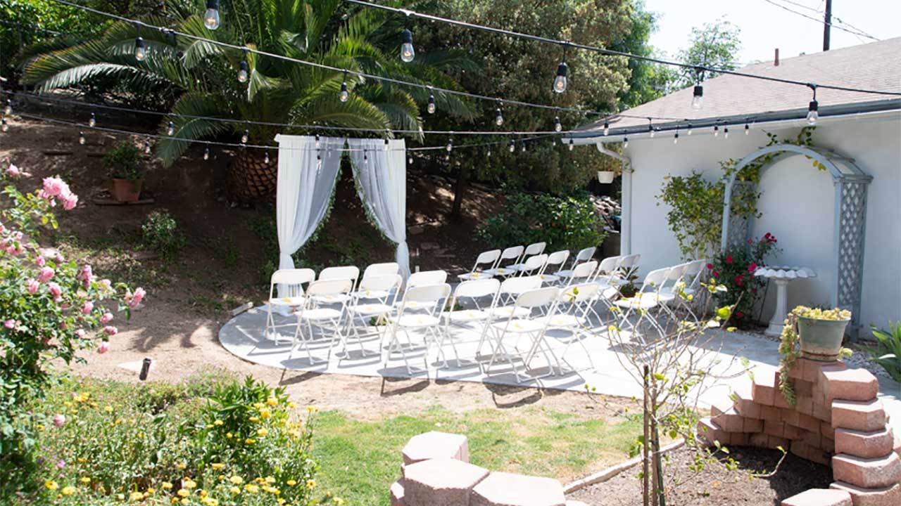 Inspiring DIY Backyard Wedding