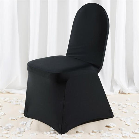 Black Premium Spandex Banquet Chair Cover