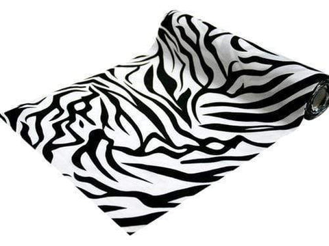 12" x 10 Yards Zebra Stripes Fabric Bolt