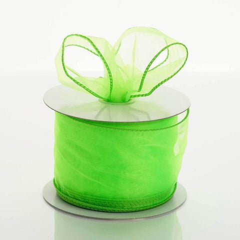 2.5 in x 10 yards Wired Organza Ribbon
