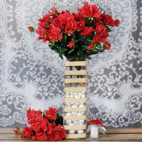 120 Red Silk Gardenias Flowers