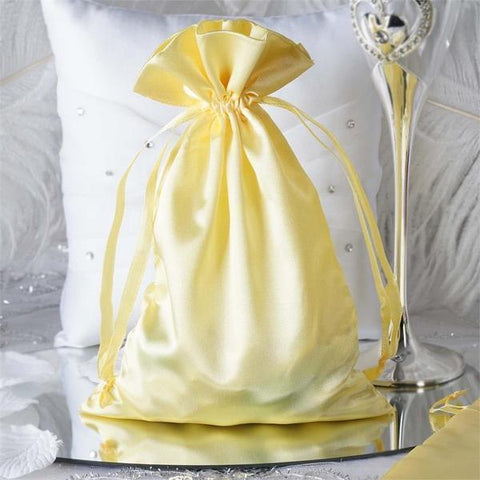 6x9" Satin Favor Bags with Pull String