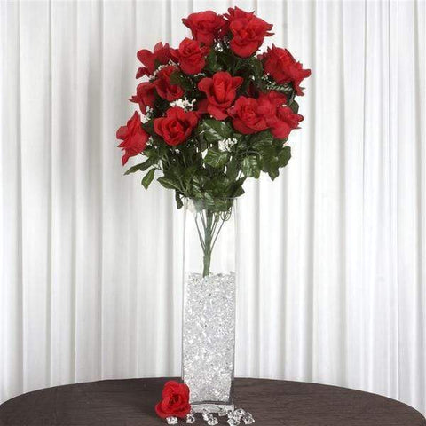 96 Red Giant Rose Buds - 4 Bushes