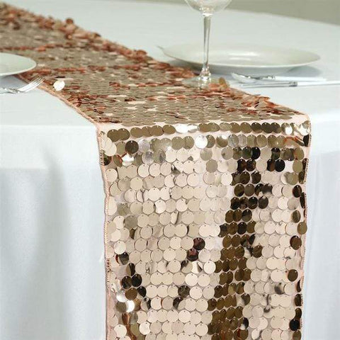 Blush Big Payette XL Sequin Table Runner