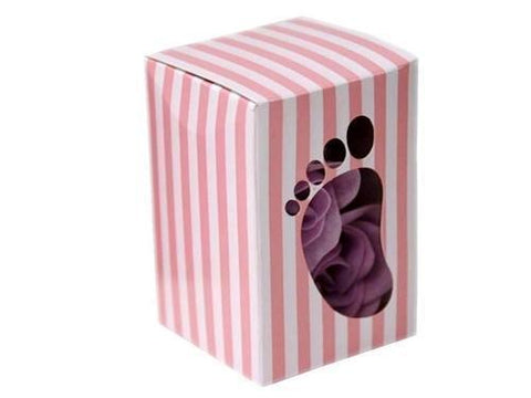100 3 x 2 x 2 Pink Baby Shower Favor
