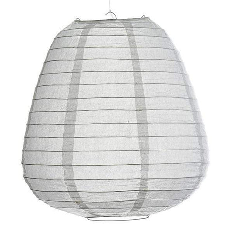 12 inches Long White Teardrop Paper Lantern