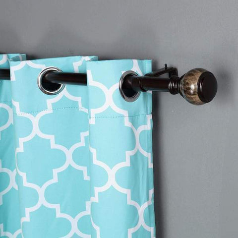 Adjustable Metal Curtain Rod Set