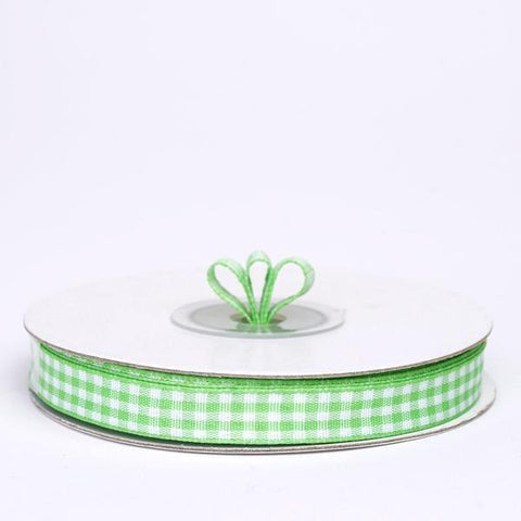 3/8 in x 25 yards Gingham Ribbon