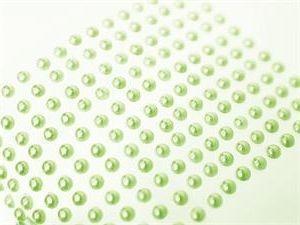 Apple Green Pearls Gem Stickers