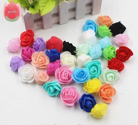Artificial Foam Rose Flower Heads