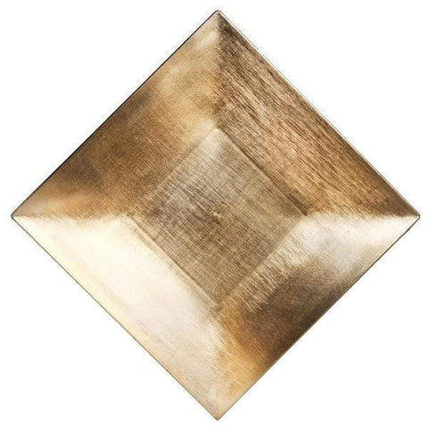 12 inches Metallic Square Charger Plates