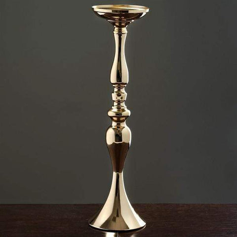 19" tall Metallic Candle Holders