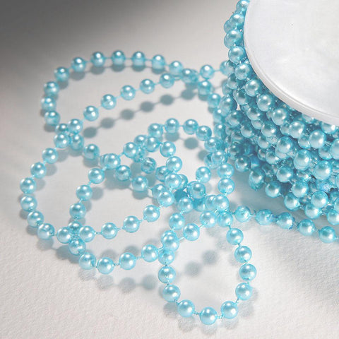24 yards 3mm Faux Pearls String Beads