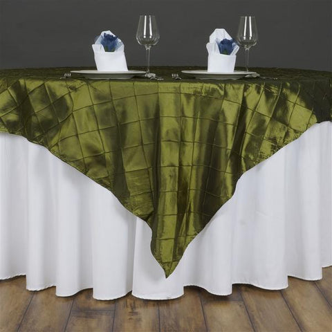 60 inch Pintuck Fancy Overlay - Willow Green