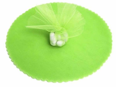 25 pcs 9" Tulle Wrappers Circles for Wedding Favors