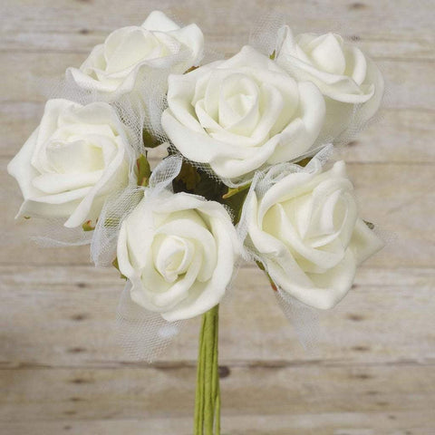 72 Roses Foam Artificial Wedding Flowers