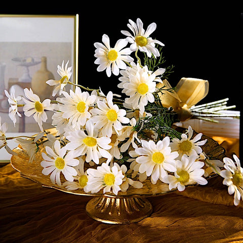 6 pcs 20 in Silk Daisy Artificial Flower Sprays Bushes