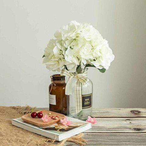 25 Silk Hydrangea Flowers