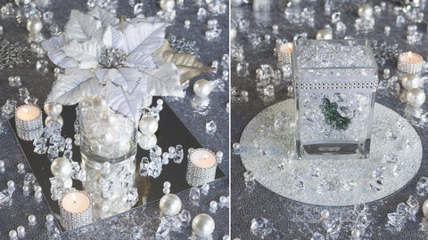 DIY Winter Wonderland Centerpieces