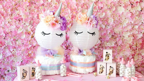 Baby Shower Unicorn Diaper Cake