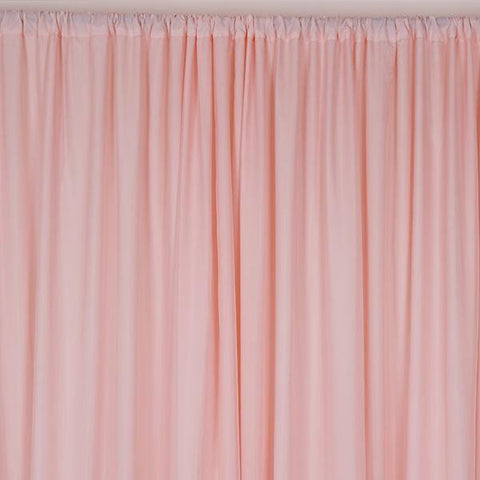 20 feet x 10 feet Blush Backdrop Curtain