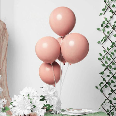 25 Round 10" Double Stuffed Latex Helium Air Balloons