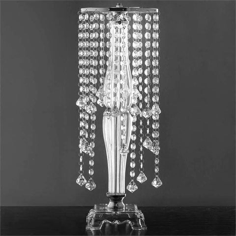 22" tall Faux Crystals Wedding Centerpiece