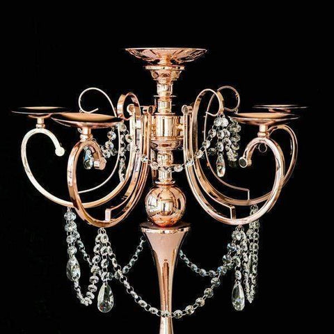 27" tall Metal Candle Holder Candelabra Wedding Centerpiece